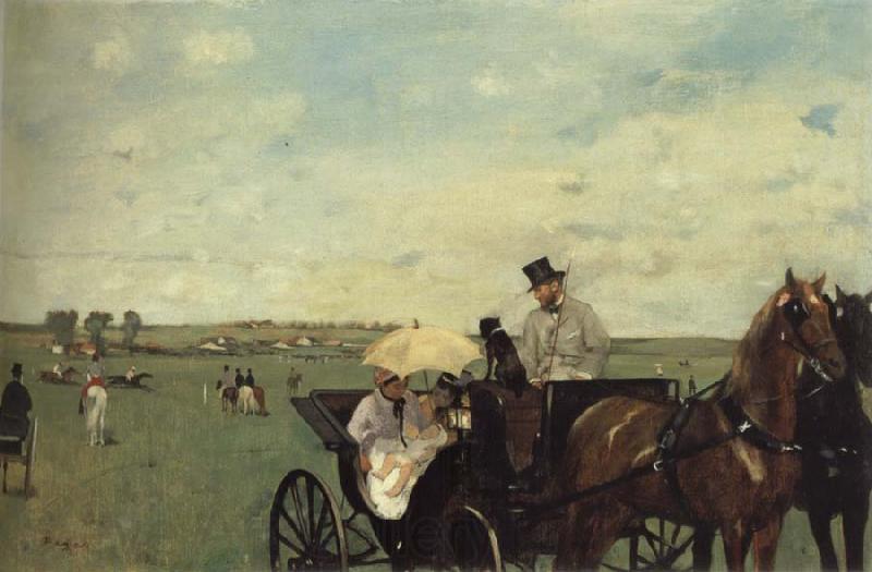 Edgar Degas At the Races in the Countryside Spain oil painting art